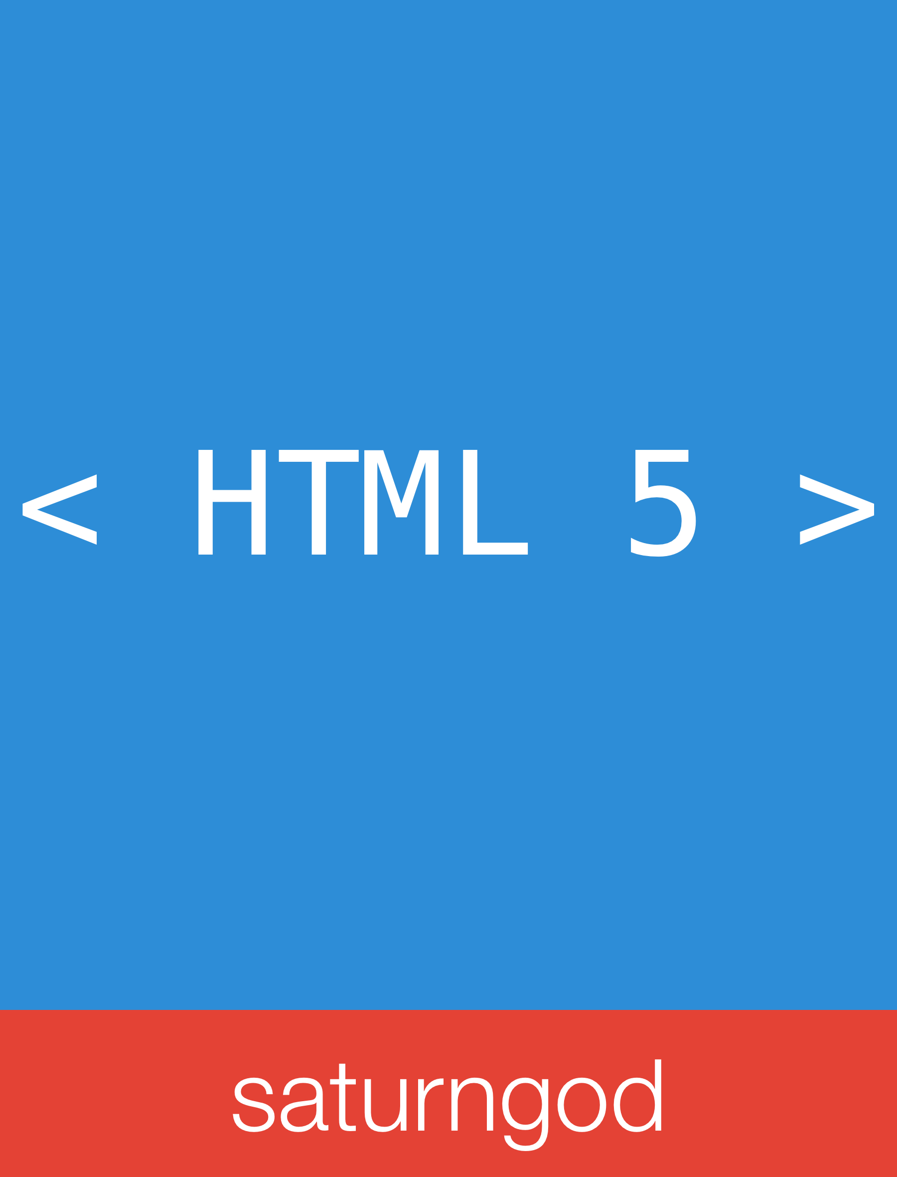 HTML 5 book cover